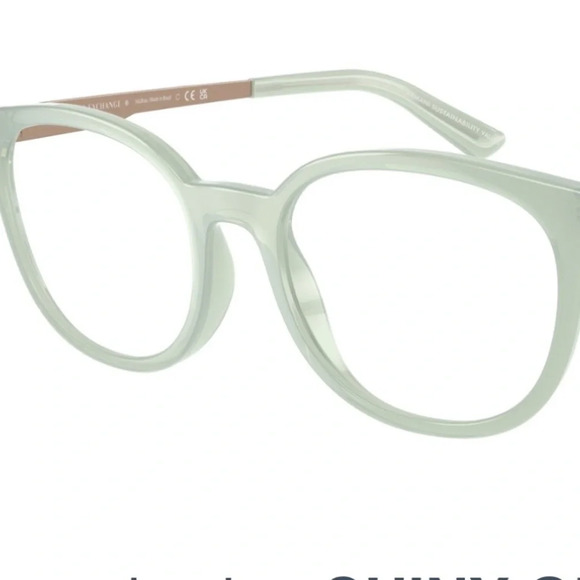 Armani Exchange Women’s Glasses. Frames Box AX 3104 Shiny Opaline Azure